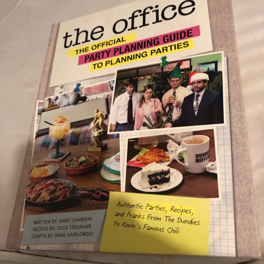 The Office Official Party Planning Guide Book- $25 or $20 w/offer 140A
